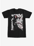 Star Wars Kylo Ren Lightsaber Splatter T-Shirt, BLACK, hi-res