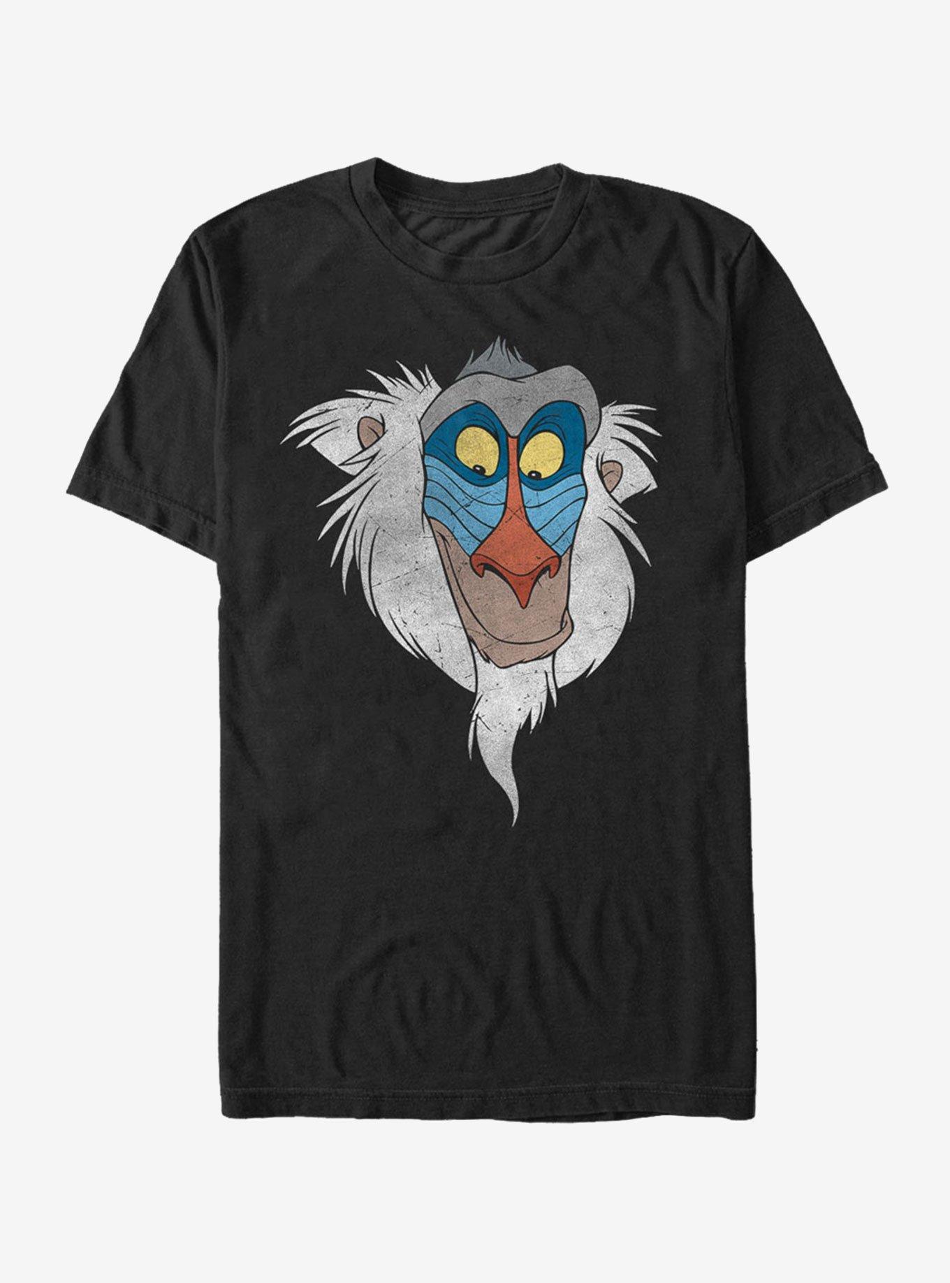 Disney The Lion King Rafiki Face TShirt BLACK BoxLunch