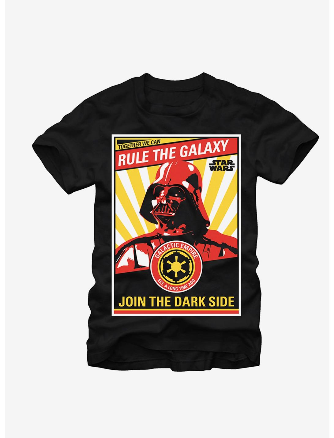 Plus Size Star Wars Rule the Galaxy T-Shirt, BLACK, hi-res