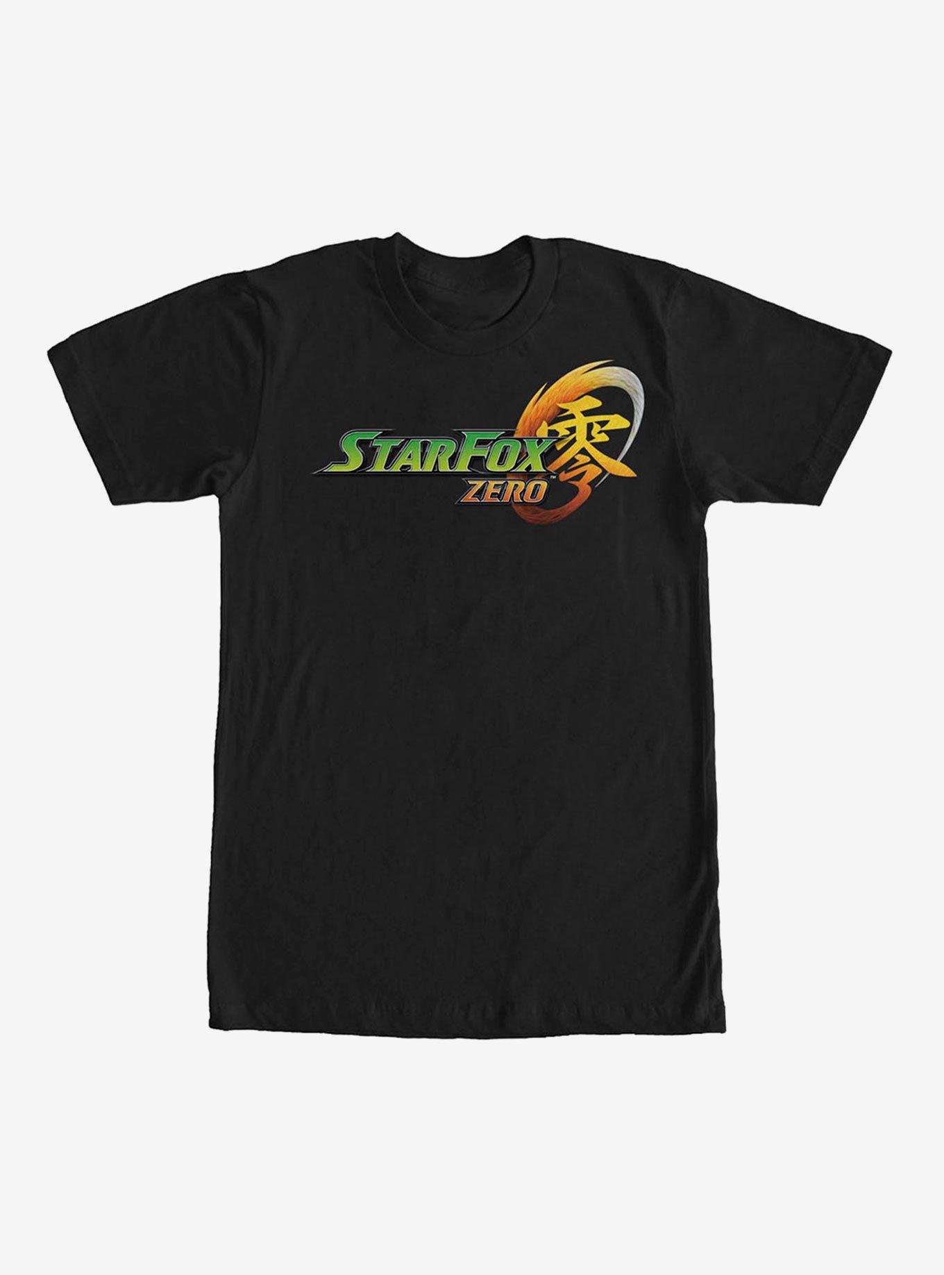 Nintendo Star Fox Zero Logo T-Shirt, BLACK, hi-res