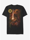 Star Wars Darth Vader Fire T-Shirt, BLACK, hi-res