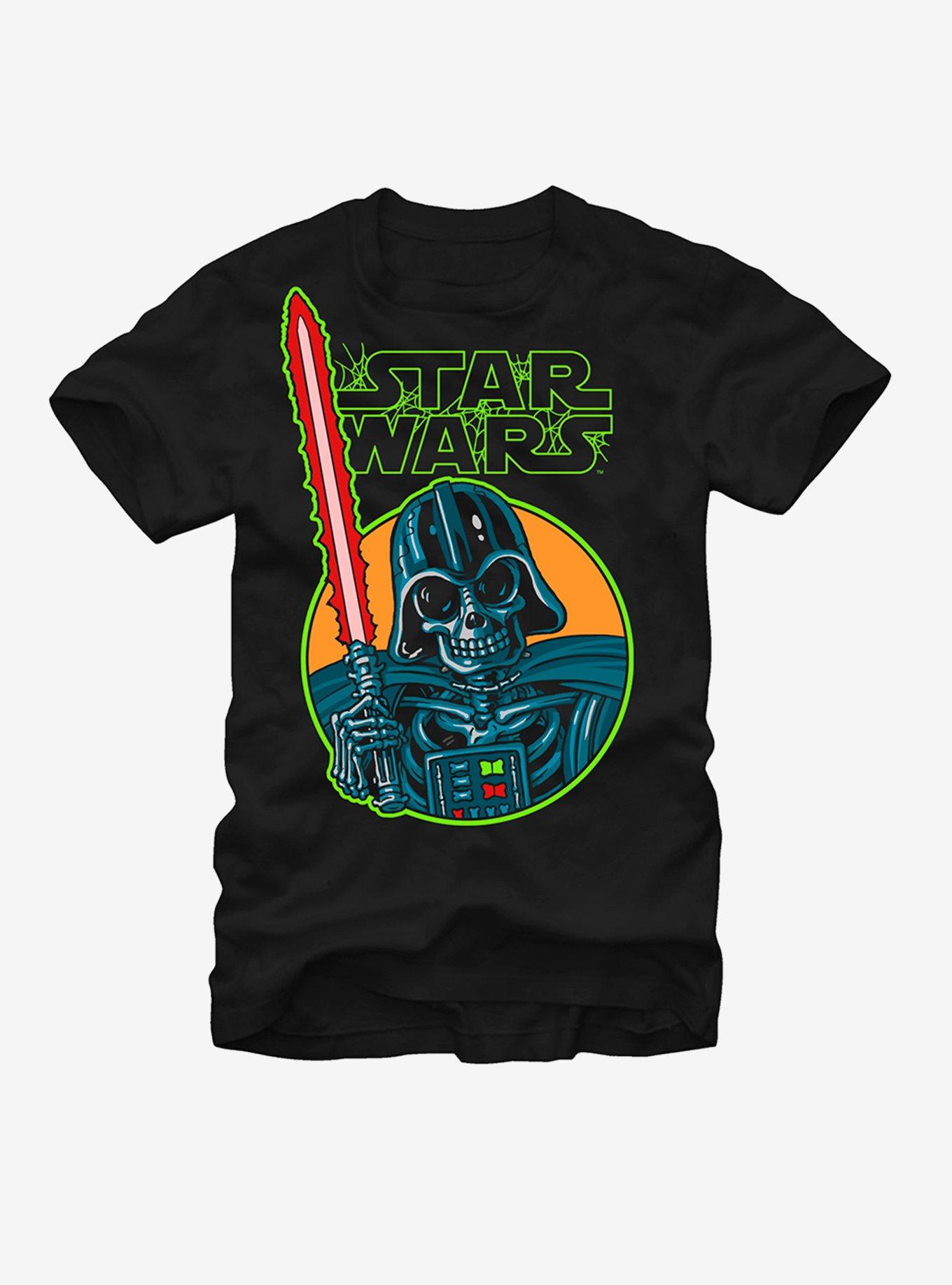 Star Wars Halloween Vader Skeleton T-Shirt, BLACK, hi-res