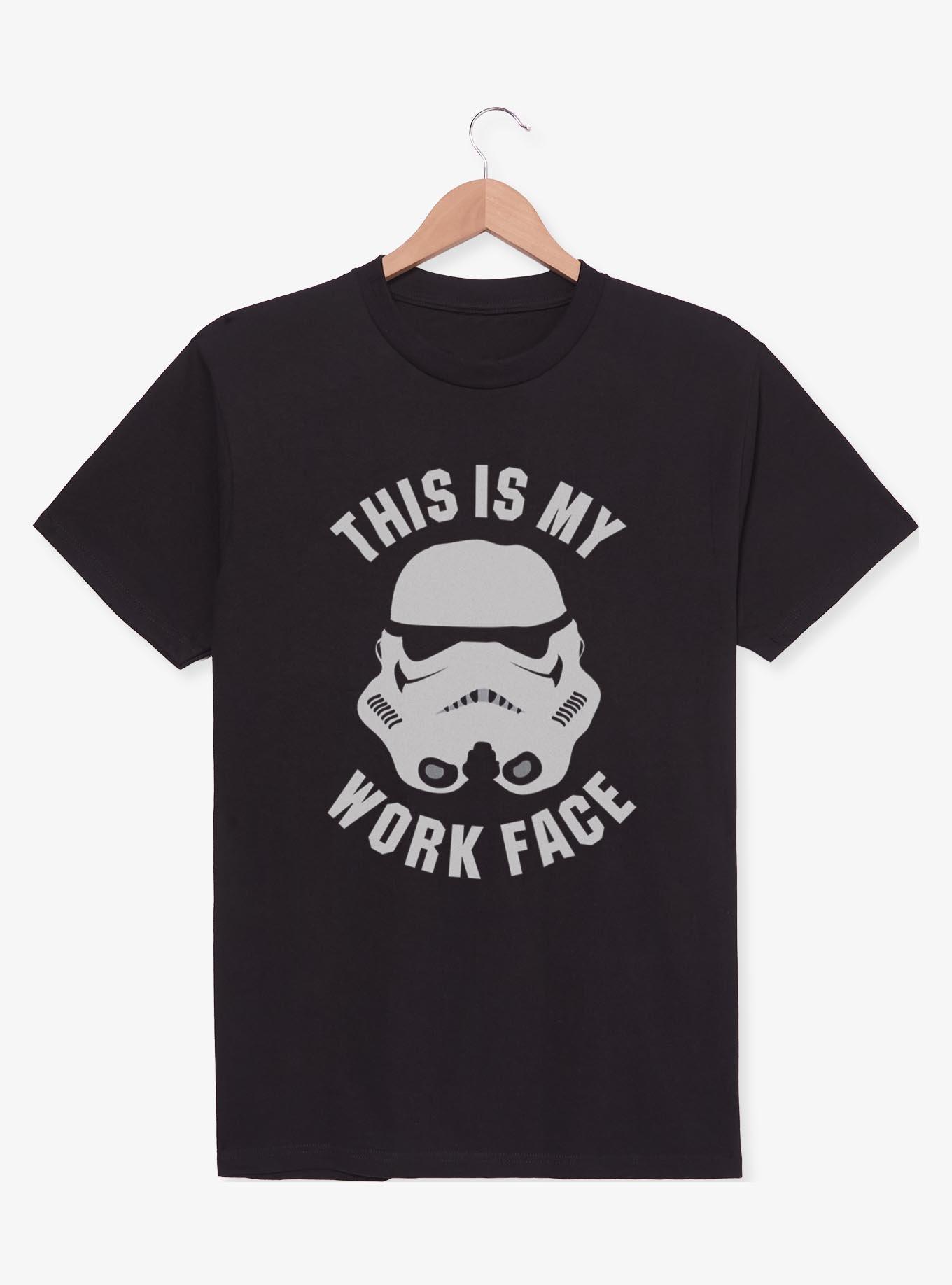 Star Wars Stormtrooper This is My Work Face T-Shirt