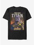 Plus Size Marvel Avengers: Infinity War Mad Titan Thanos T-Shirt, BLACK, hi-res