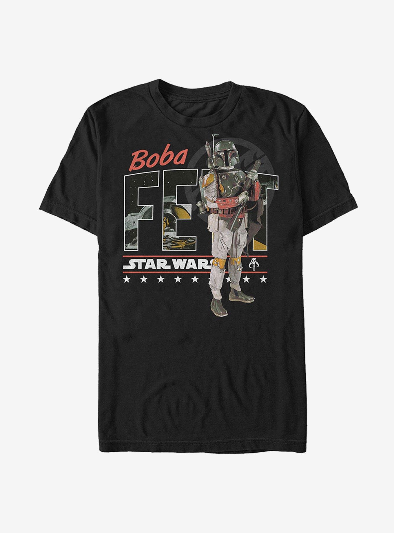 Star Wars Boba Fett Realistic Profile T-Shirt, , hi-res