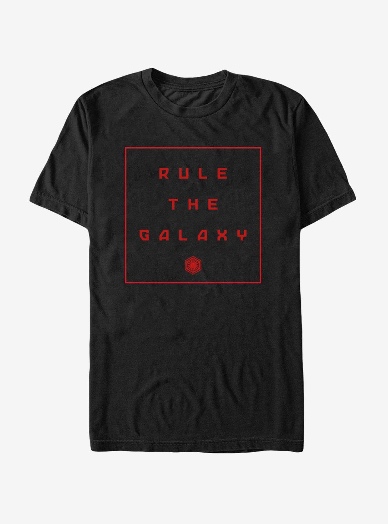 Star Wars The Force Awakens Rule the Galaxy T-Shirt, BLACK, hi-res