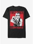 Star Wars First Order Stormtrooper Poster T-Shirt, BLACK, hi-res