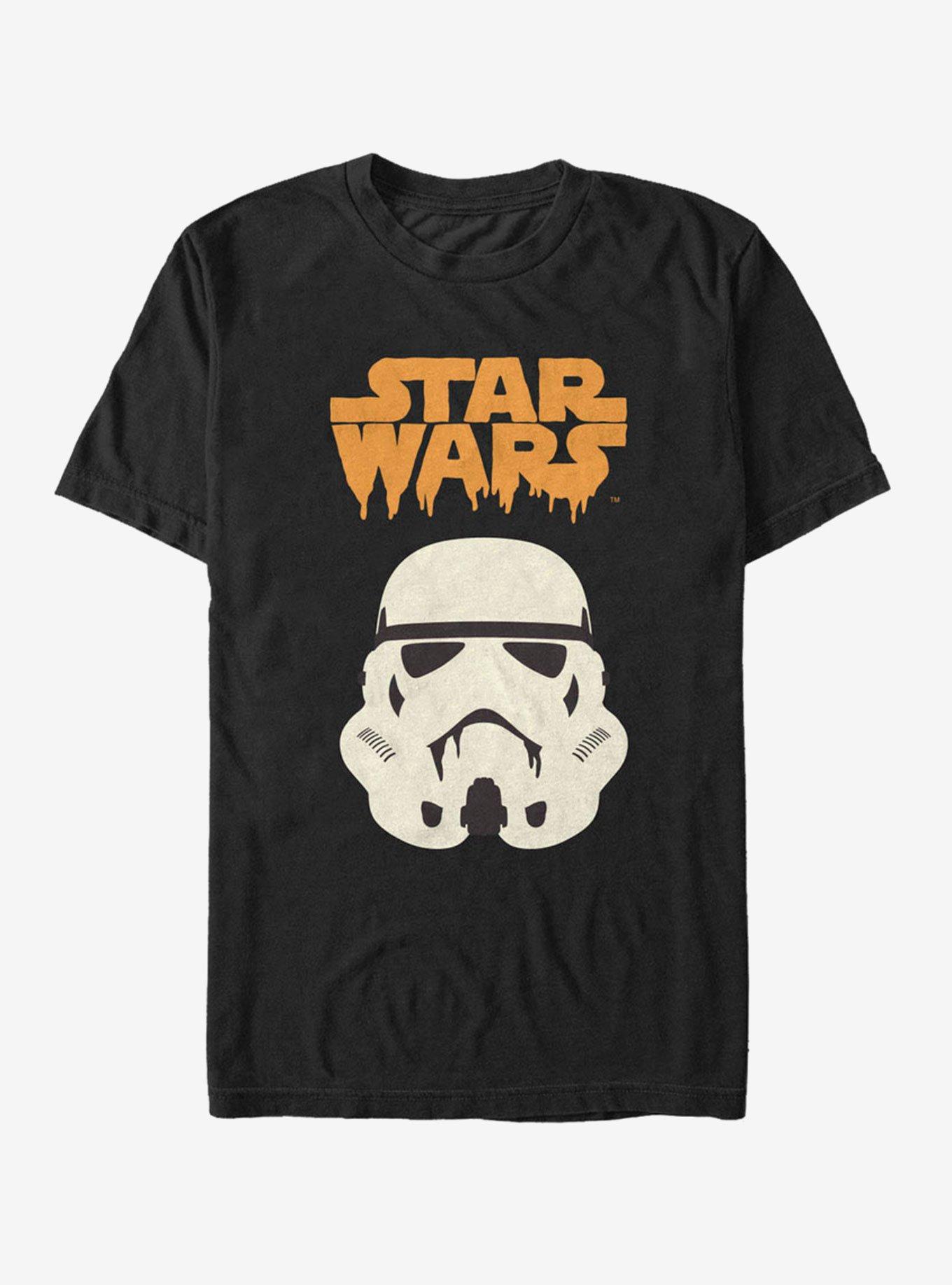 Star Wars Halloween Spooky Stormtrooper Helmet T-Shirt - BLACK | BoxLunch