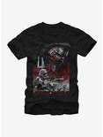 Star Wars Kylo Ren Stormtroopers Battle T-Shirt, BLACK, hi-res