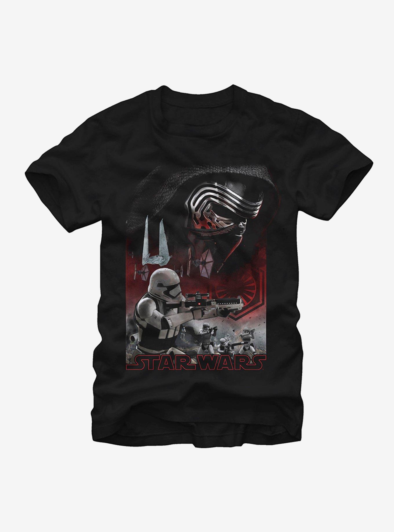 Star Wars Kylo Ren Stormtroopers Battle T-Shirt, , hi-res