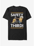 Despicable Me Minions Safety Third T-Shirt, BLACK, hi-res