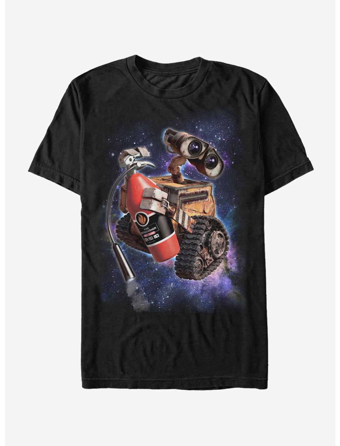 Disney Pixar Wall-E Fire Extinguisher Space T-Shirt, BLACK, hi-res
