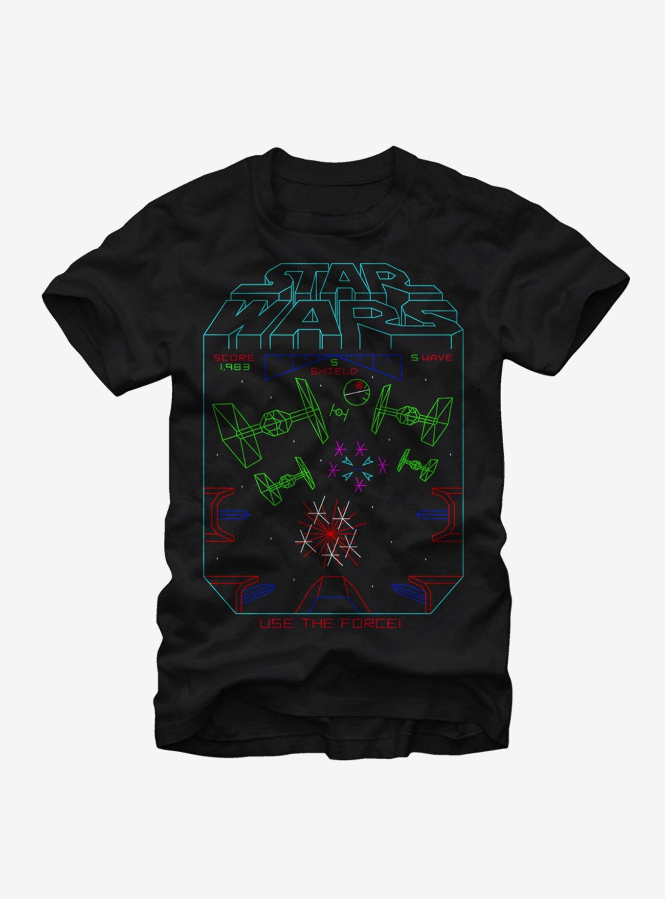 Star Wars Arcade Game T-Shirt, BLACK, hi-res