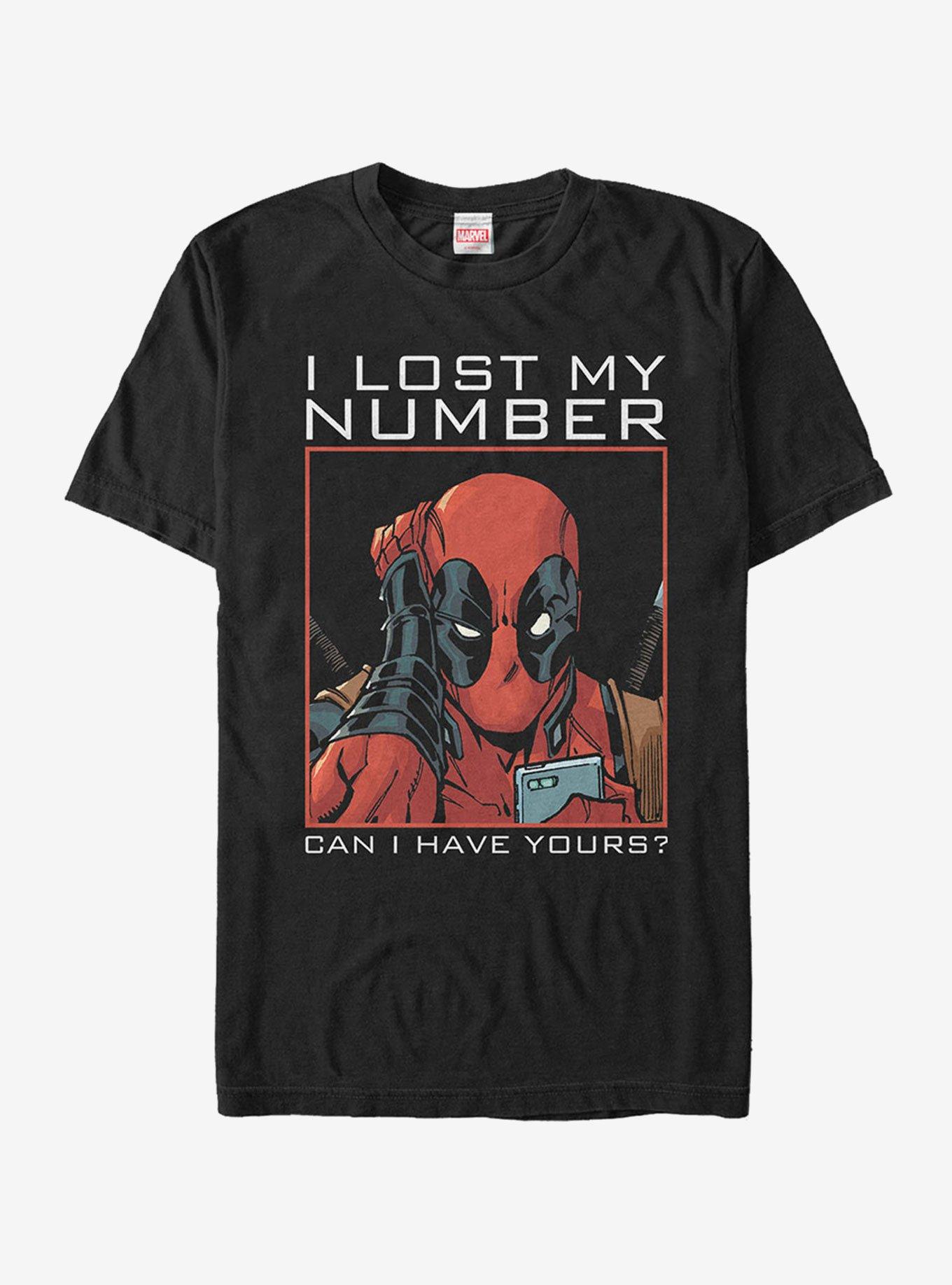 Marvel Deadpool Wants Your Number T-Shirt, , hi-res