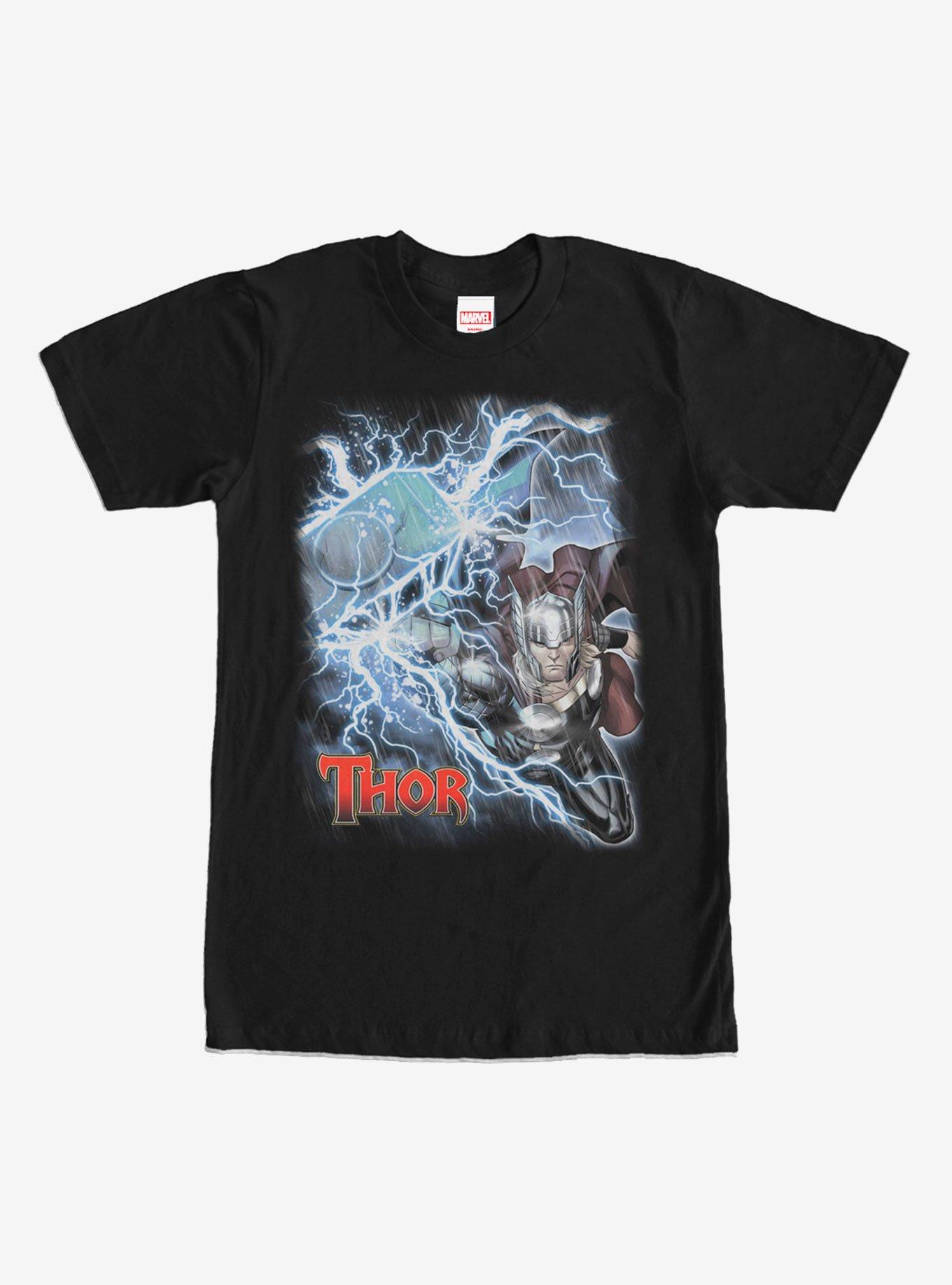 Marvel Thor Thunder T-Shirt, BLACK, hi-res