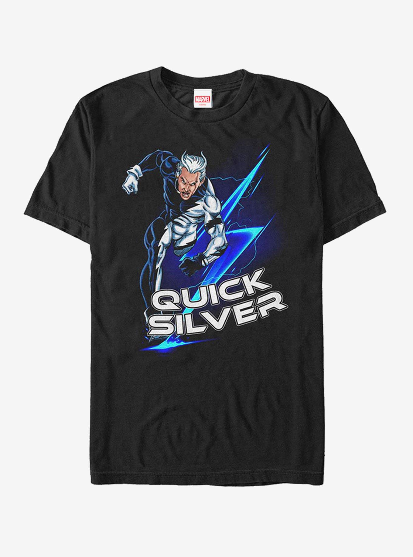 Marvel X-Men Quicksilver T-Shirt, BLACK, hi-res