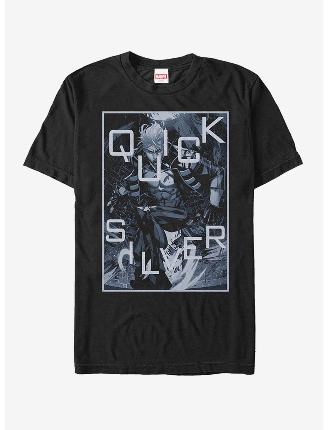 Marvel X-Men Quicksilver Portrait T-Shirt, BLACK, hi-res