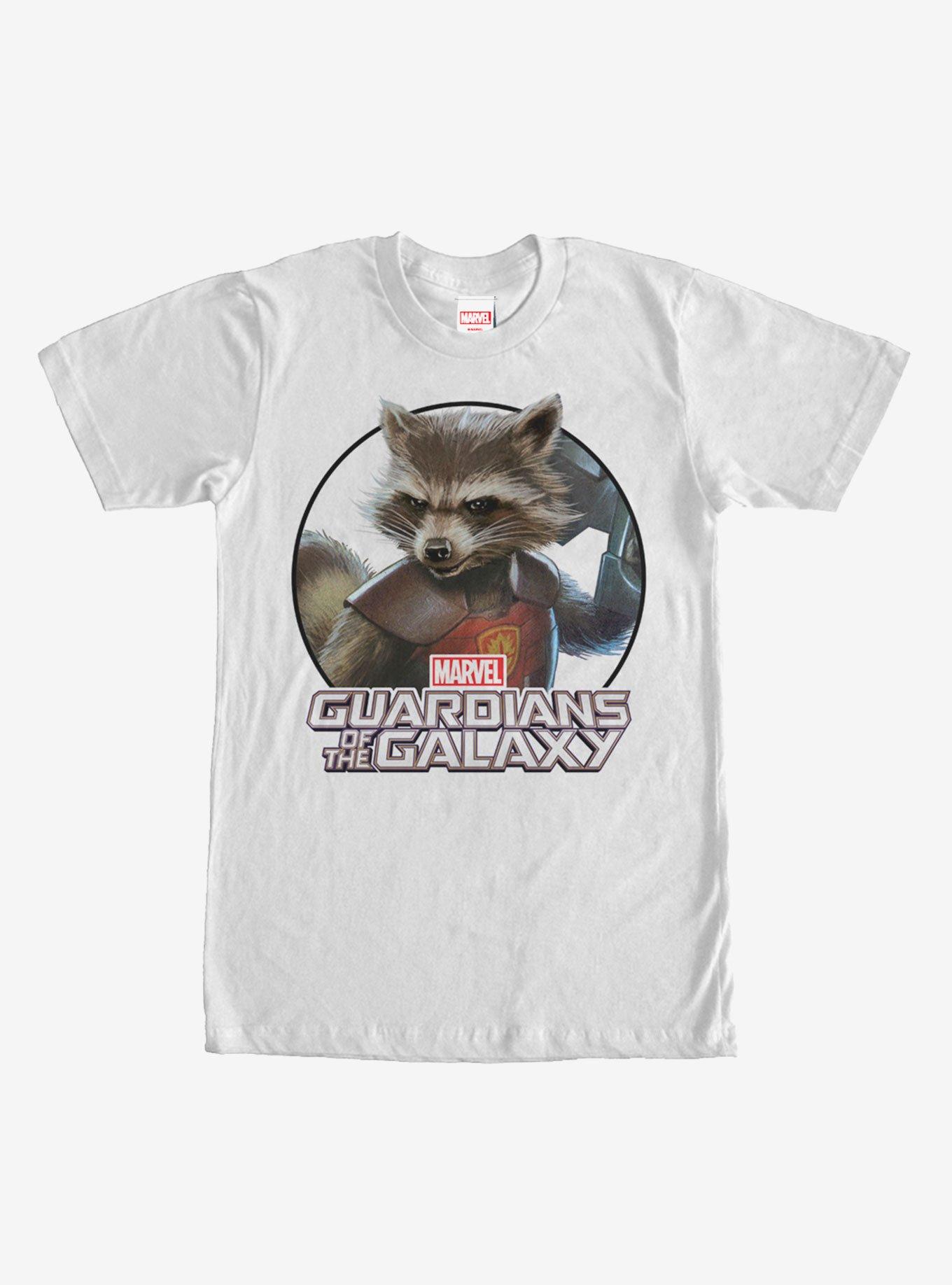 Marvel Guardians of the Galaxy Rocket Circle T-Shirt, , hi-res