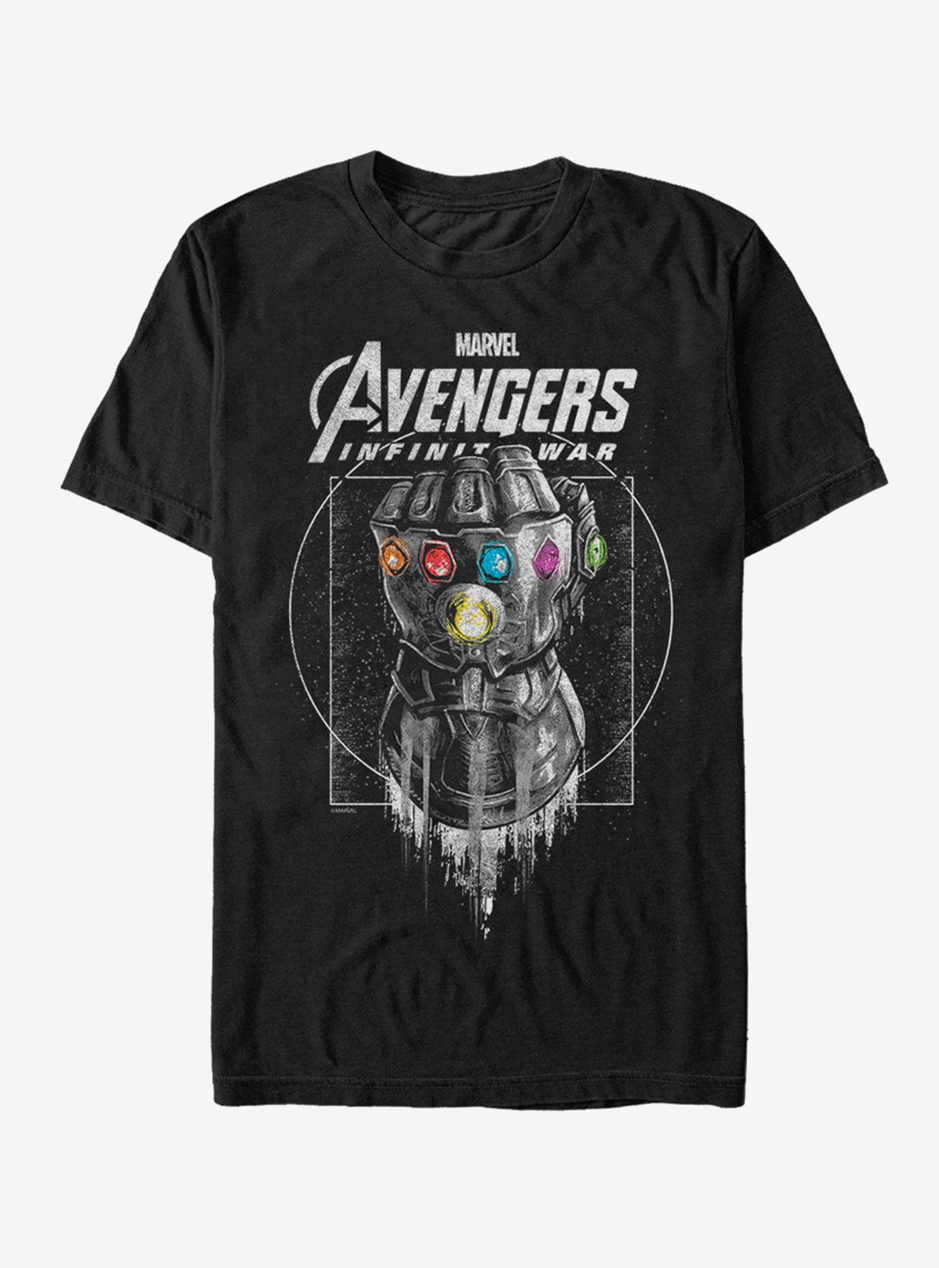 Marvel Avengers: Infinity War Gauntlet Drip T-Shirt, , hi-res