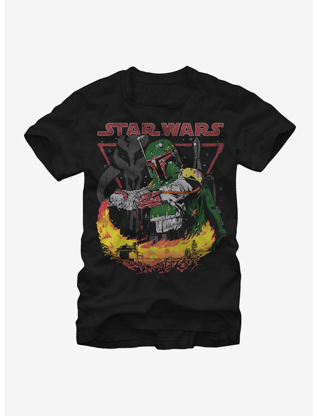 Star Wars Boba Fett Tatooine T-Shirt, BLACK, hi-res