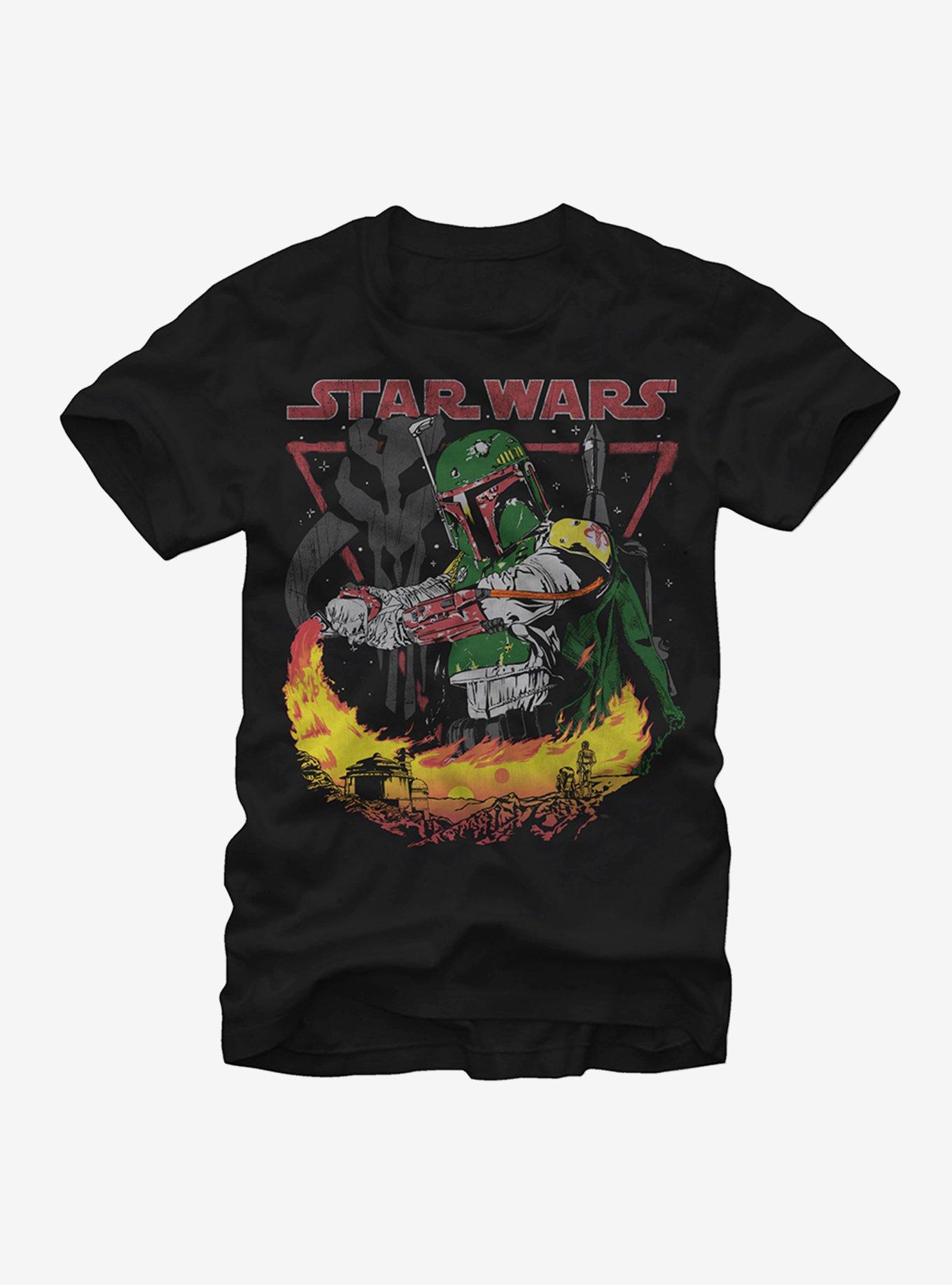 Star Wars Boba Fett Tatooine T-Shirt, BLACK, hi-res