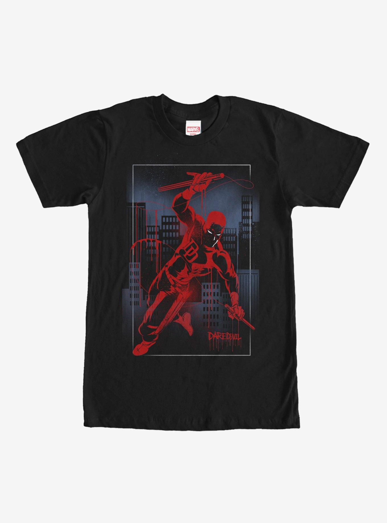 Marvel Daredevil Cityscape Graffiti T-Shirt, , hi-res