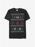 Marvel Deadpool Ugly Christmas Sweater T-Shirt, BLACK, hi-res