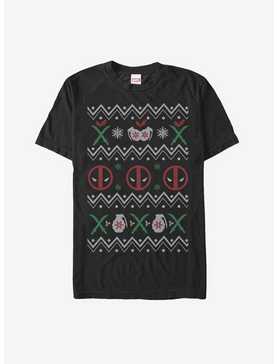 Marvel Deadpool Ugly Christmas Sweater T-Shirt, , hi-res
