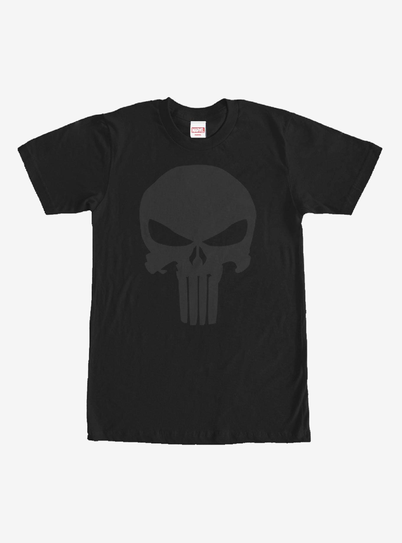 Marvel Punisher Night Skull Symbol T-Shirt, , hi-res