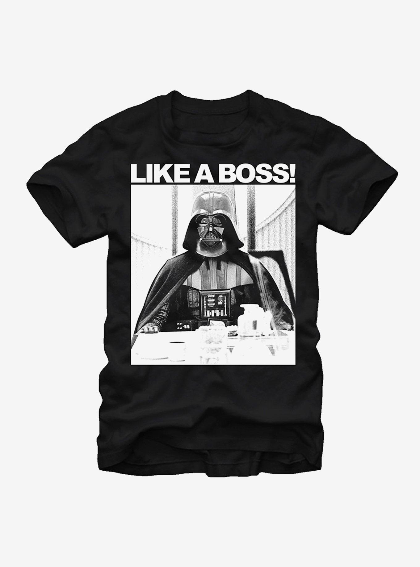 Star Wars Vader Biggest Boss T-Shirt, BLACK, hi-res