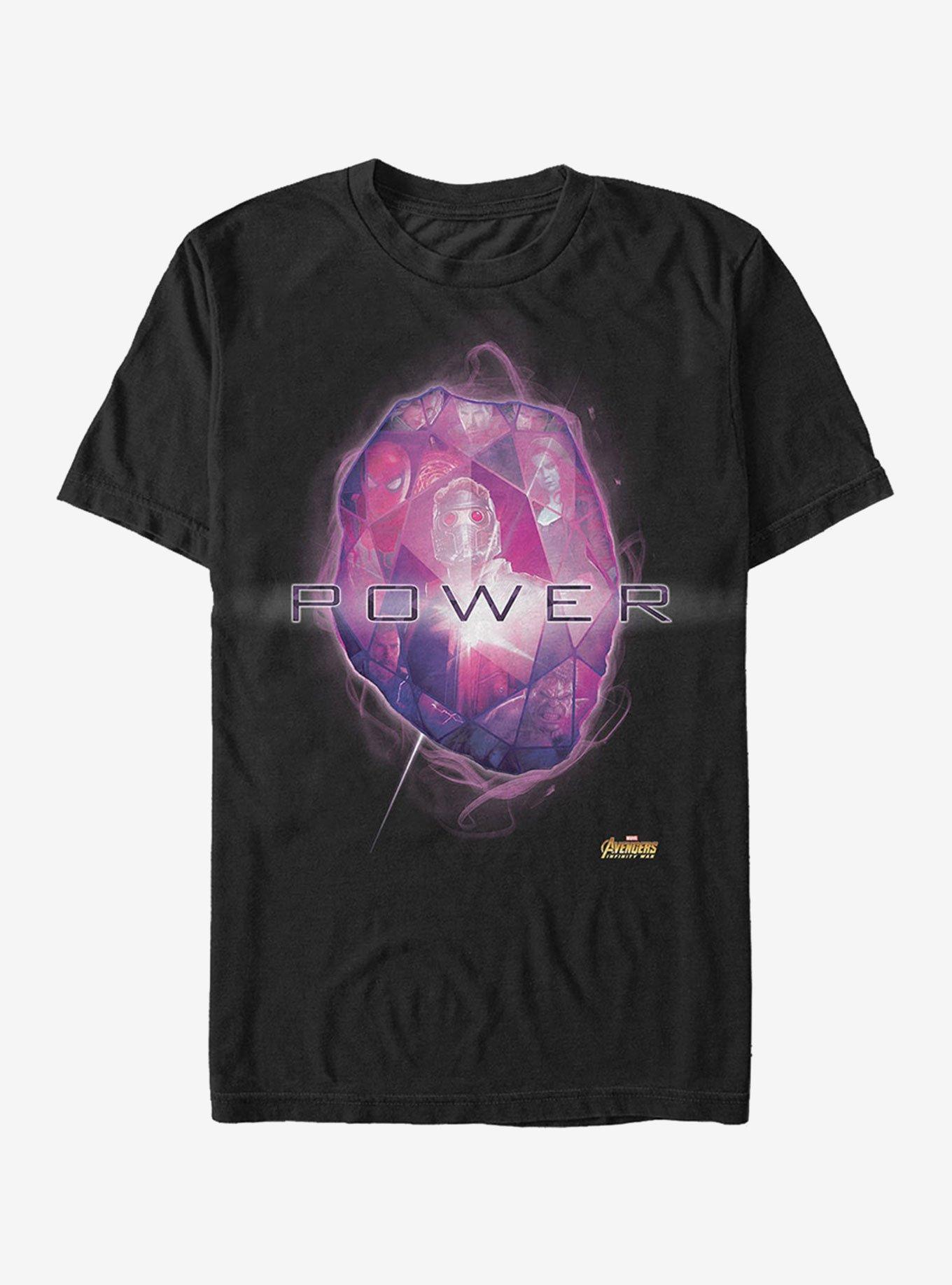 Marvel Avengers: Infinity War Power Stone T-Shirt, BLACK, hi-res