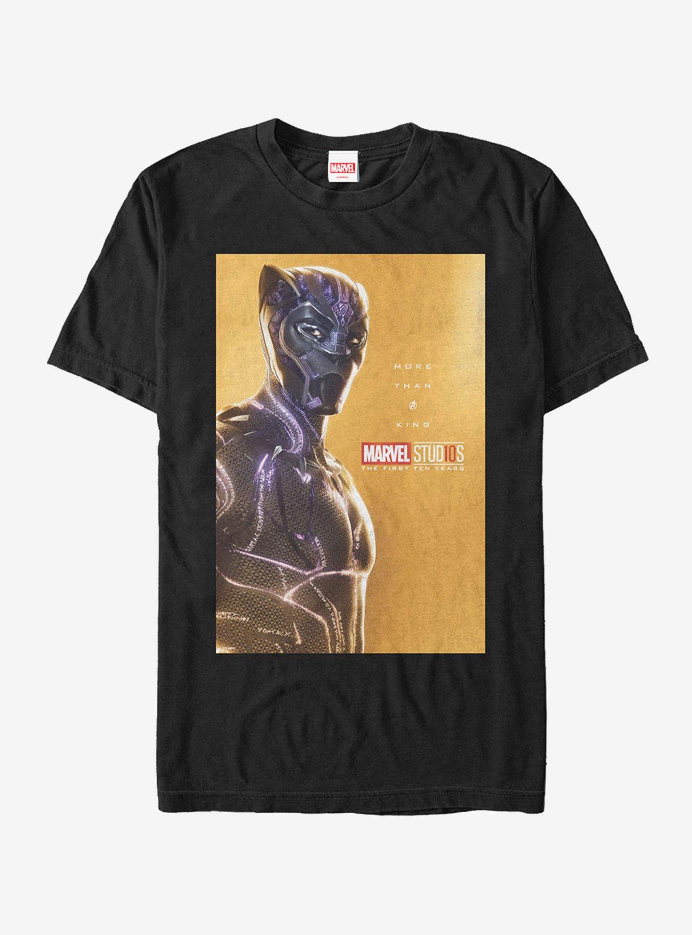 Marvel 10 Years Anniversary Black Panther T-Shirt, , hi-res