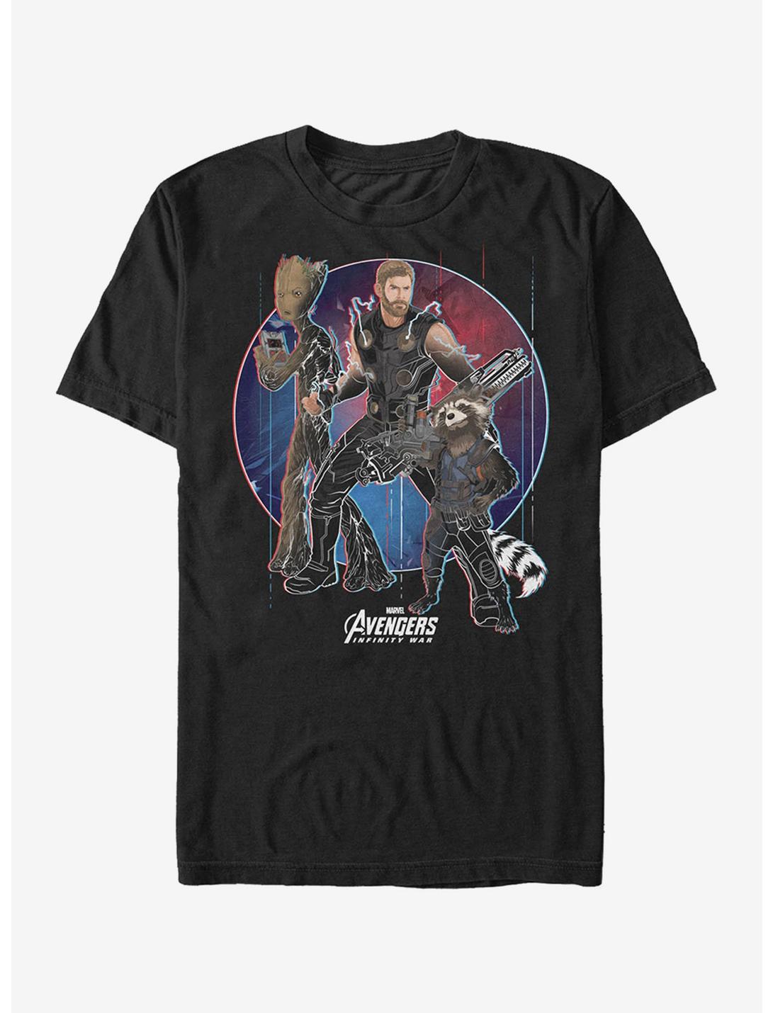 Marvel Avengers: Infinity War New Partners T-Shirt, BLACK, hi-res