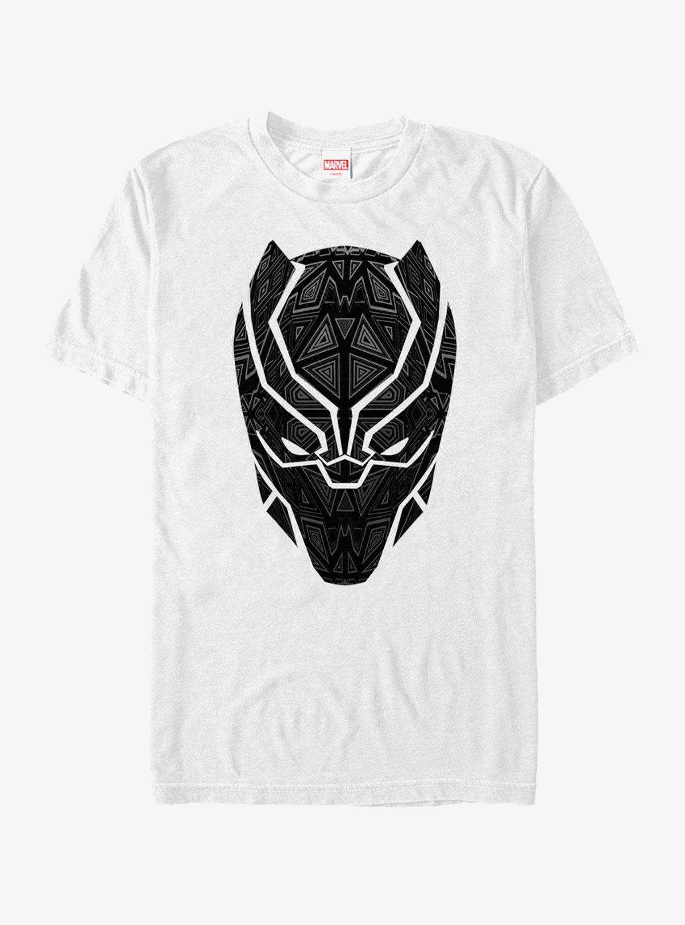 Marvel Black Panther Ornate Mask T-Shirt, WHITE, hi-res