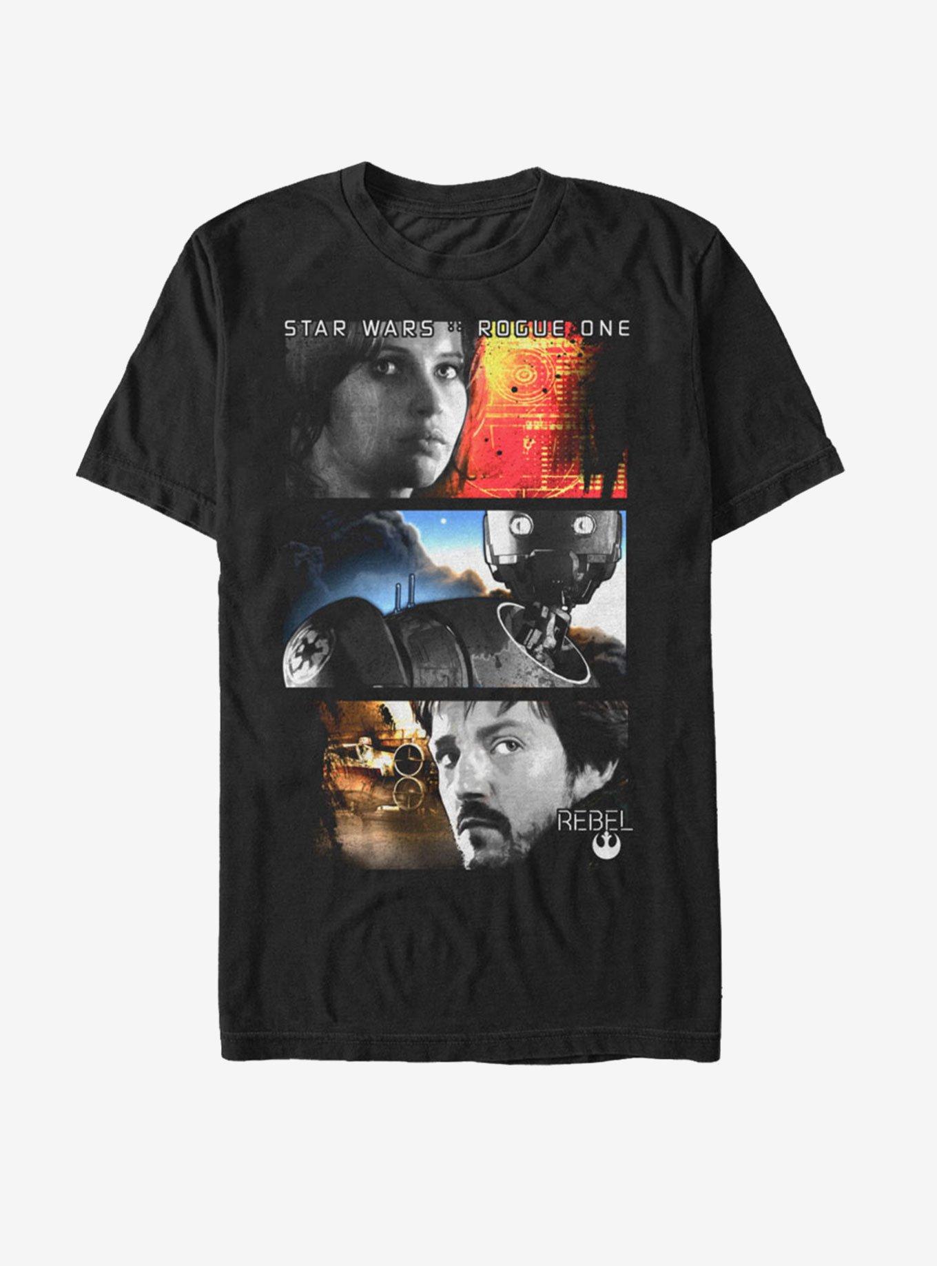 Star Wars Rebel Hero Panels T-Shirt, , hi-res