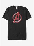 Marvel Avengers Classic Emblem T-Shirt, BLACK, hi-res
