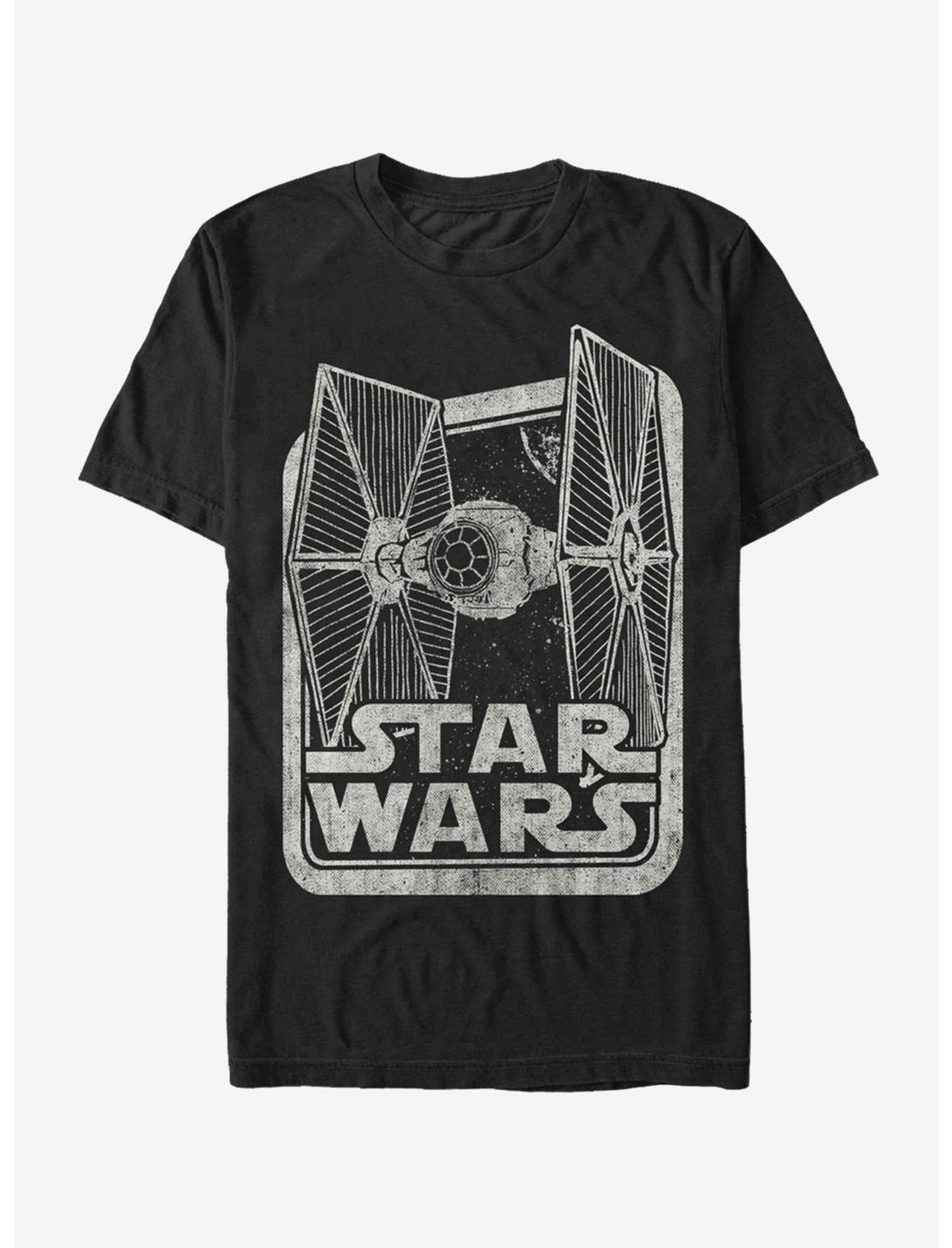 Star Wars TIE Fighter Box T-Shirt, BLACK, hi-res