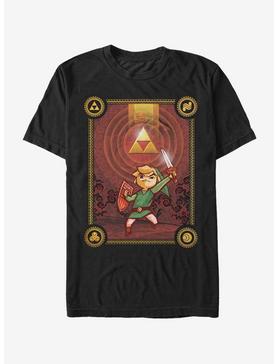 Nintendo Legend of Zelda Link Triforce T-Shirt, , hi-res