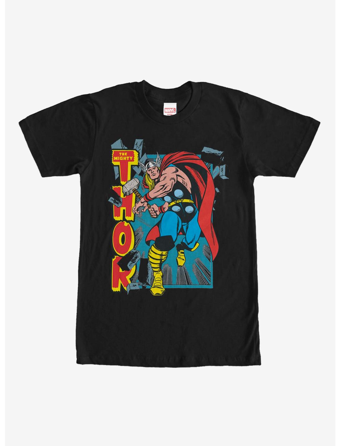 Plus Size Marvel Mighty Thor Rock T-Shirt, BLACK, hi-res