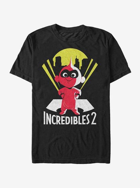 Disney Pixar The Incredibles Jack-Jack Pose T-Shirt - BLACK | BoxLunch