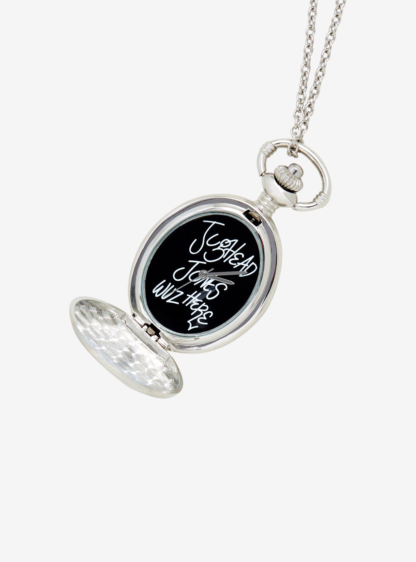 Riverdale Jughead Jones Pocket Watch Necklace Hot Topic Exclusive, , hi-res