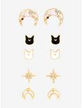 Sailor Moon Luna & Artemis Earring Set - BoxLunch Exclusive, , hi-res