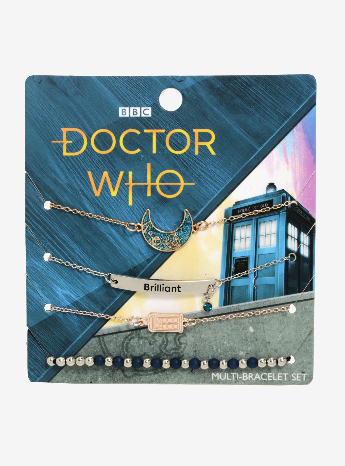 Doctor Who Brilliant Bracelet Set - BoxLunch Exclusive, , hi-res