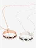 Doctor Who She's My Doctor Ring Set - BoxLunch Exclusive, , hi-res