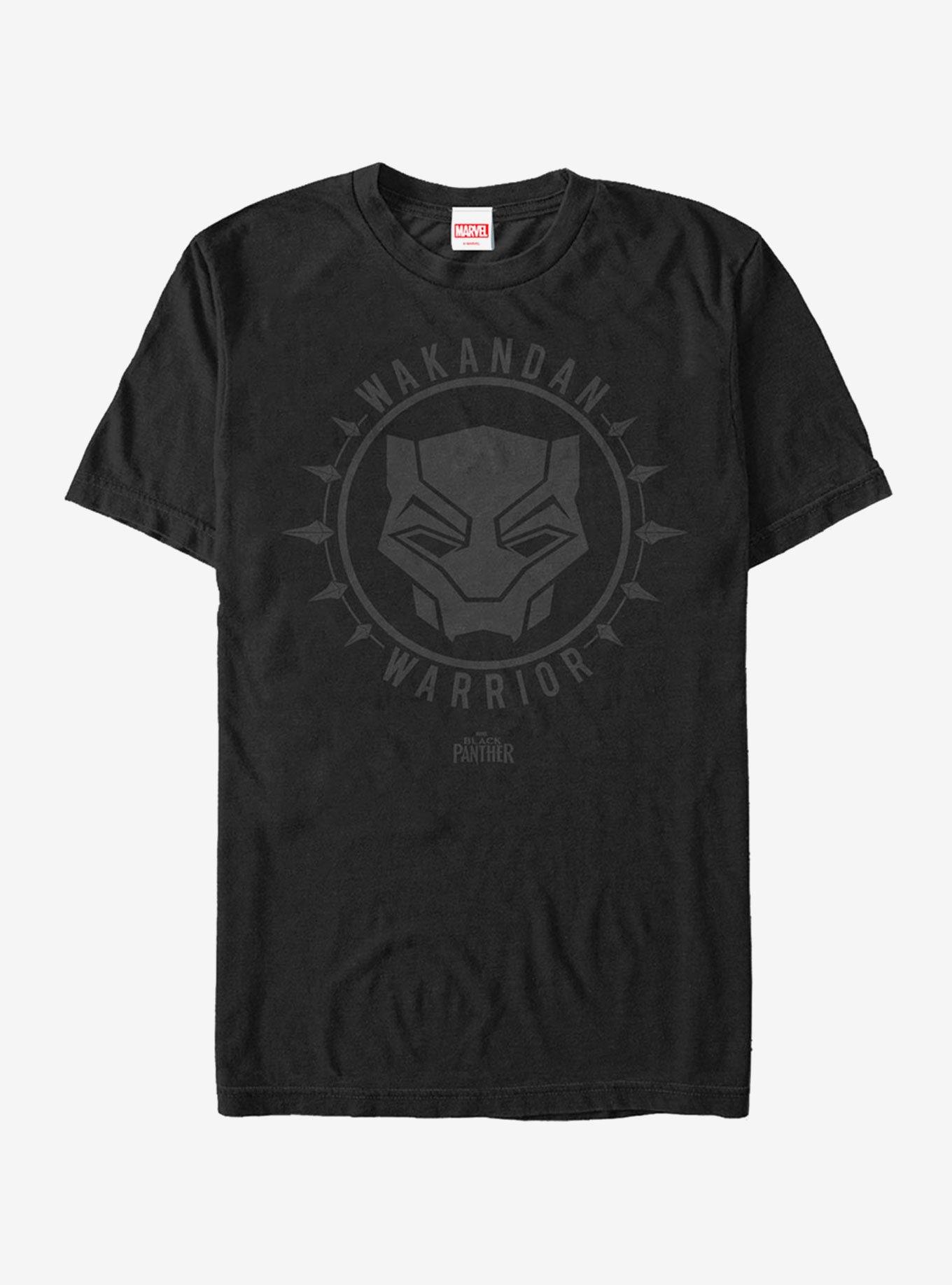 Marvel Black Panther 2018 Wakanda Shadow Mask T-Shirt, BLACK, hi-res