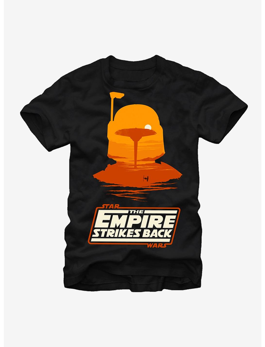 Star Wars Episode V The Empire Strikes Back Cloud City Boba Fett T-Shirt, BLACK, hi-res