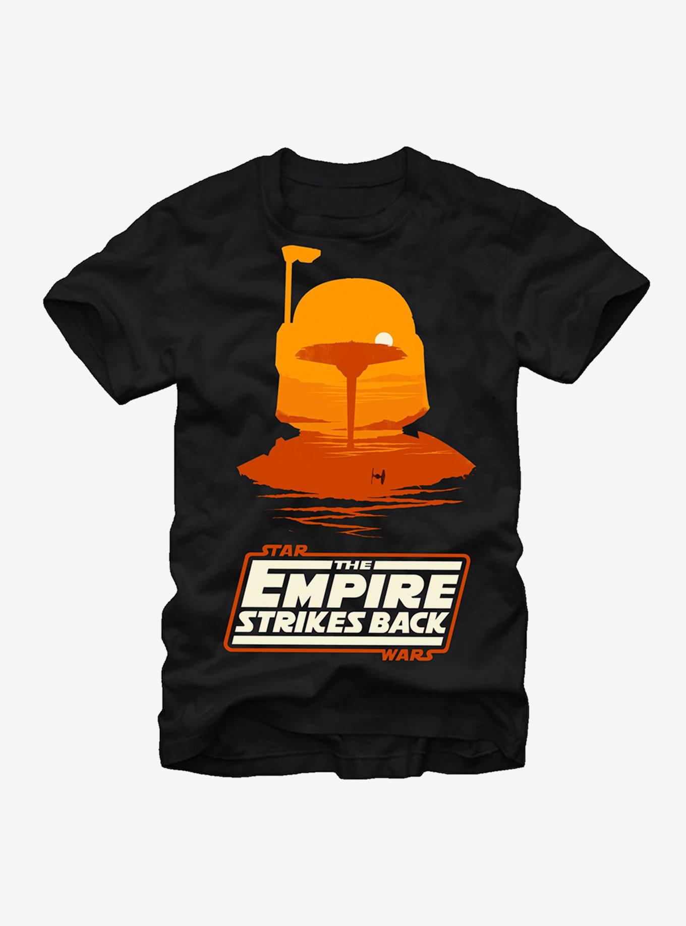 Star Wars Episode V The Empire Strikes Back Cloud City Boba Fett T-Shirt, BLACK, hi-res