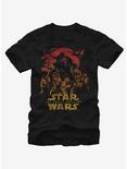 Star Wars The Force Awakens Group Shot T-Shirt, BLACK, hi-res