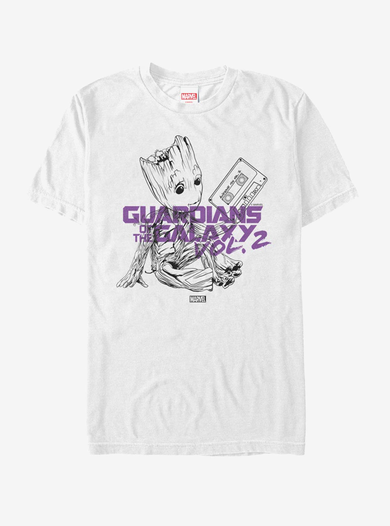 Marvel Guardians of the Galaxy Vol. 2 Groot Music T-Shirt, , hi-res
