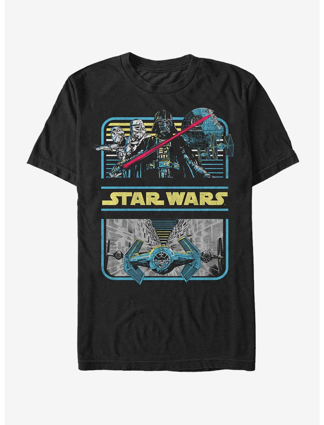 Star Wars Retro Darth Vader T-Shirt, BLACK, hi-res